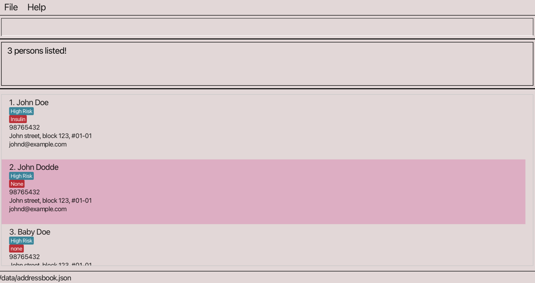 Example of Filter Command 